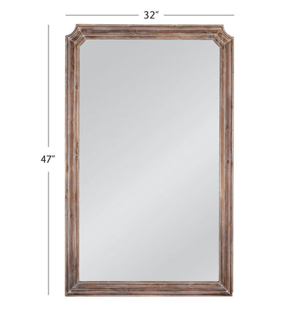 Joss - Floor Mirror - Dark Brown