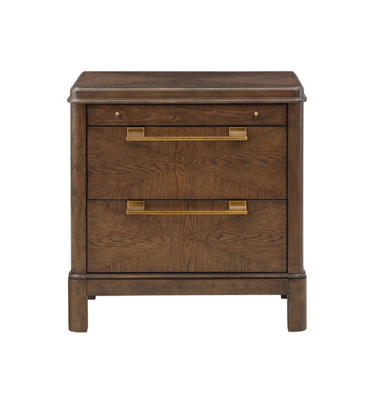 Milan - Nightstand - Dark Brown