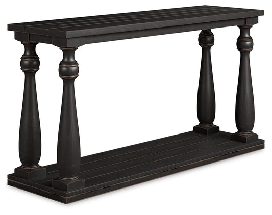 Mallacar - Black - Sofa Table