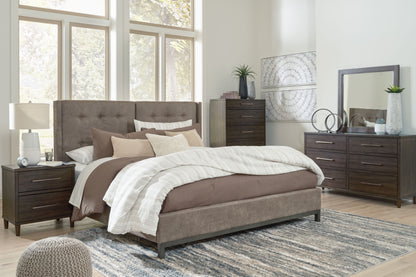 Wittland - Upholstered Panel Bed