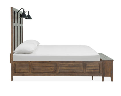 Bay Creek - Complete Lamp Panel Storage Bed