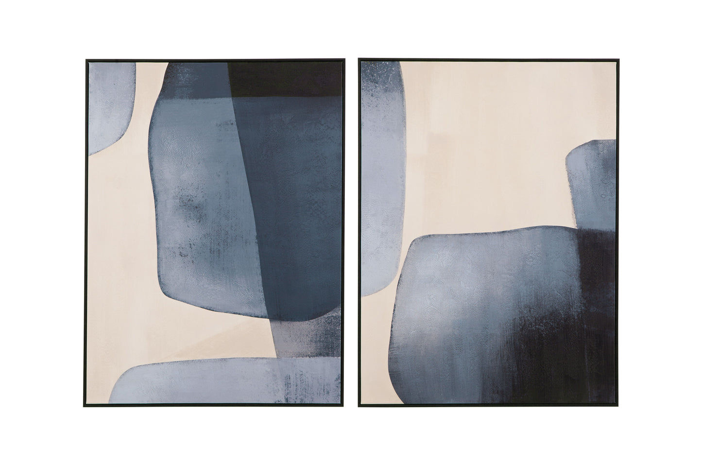 Lively - Canvas Art (Set of 2) - Blue