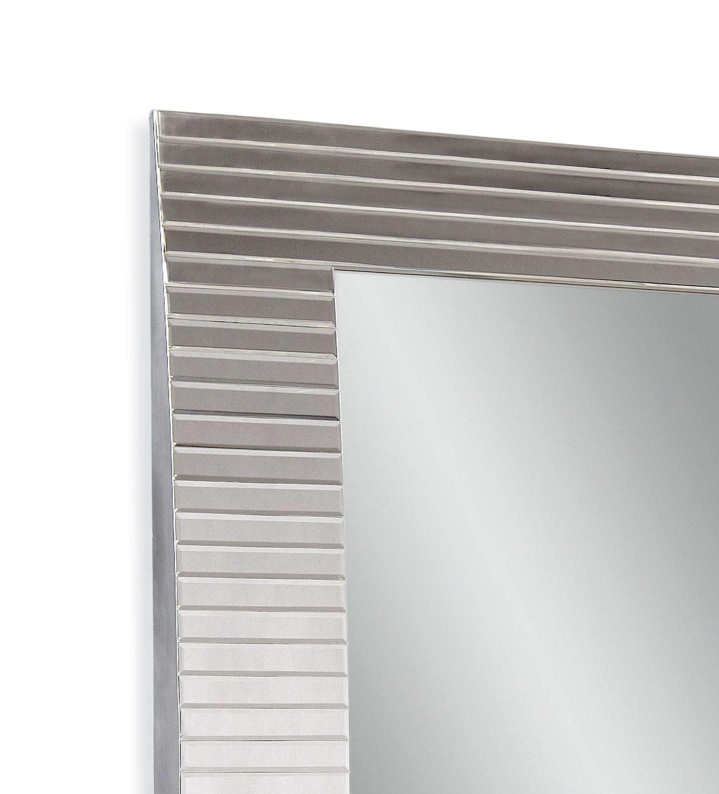 Tambour - Wall Mirror - Silver