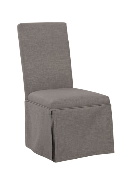 Skirted Parsons - Slip Cover Parsons Chair - Wood