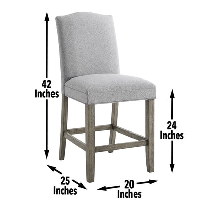 Grayson - Counter Chair (Set of 2) - Gray