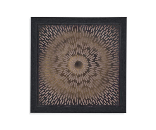Floral Cut Out - Wall Art - Black