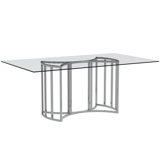 Sophia - Dining Table - Silver