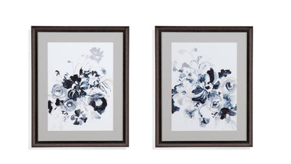 Floral Entanglement I - Framed Print - Black