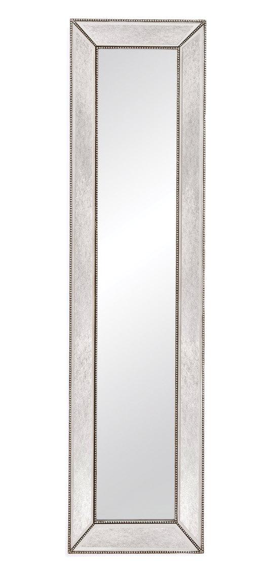 Beaded - Floor Mirror - Silver