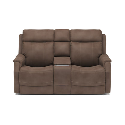 Easton - Power Reclining Loveseat with Console & Power Headrests & Lumbar