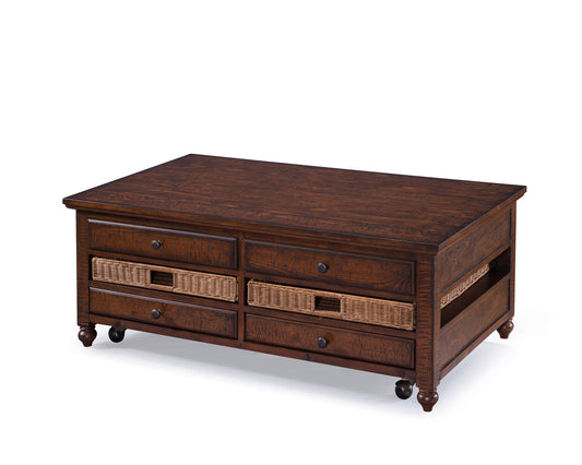 Cottage Lane - Wood Rectangular Lift-top Cocktail Table - Coffee