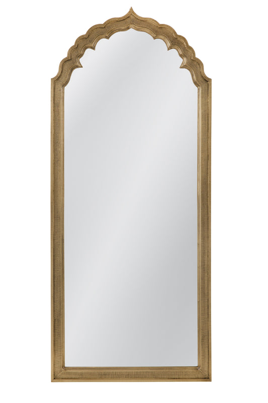 Tusk - Wall Mirror - Dark Brown