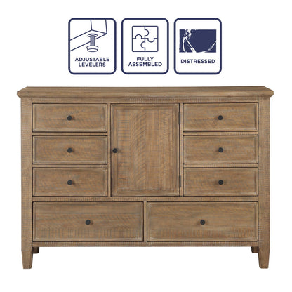 Riverdale - 6 Drawer Dresser - Brown