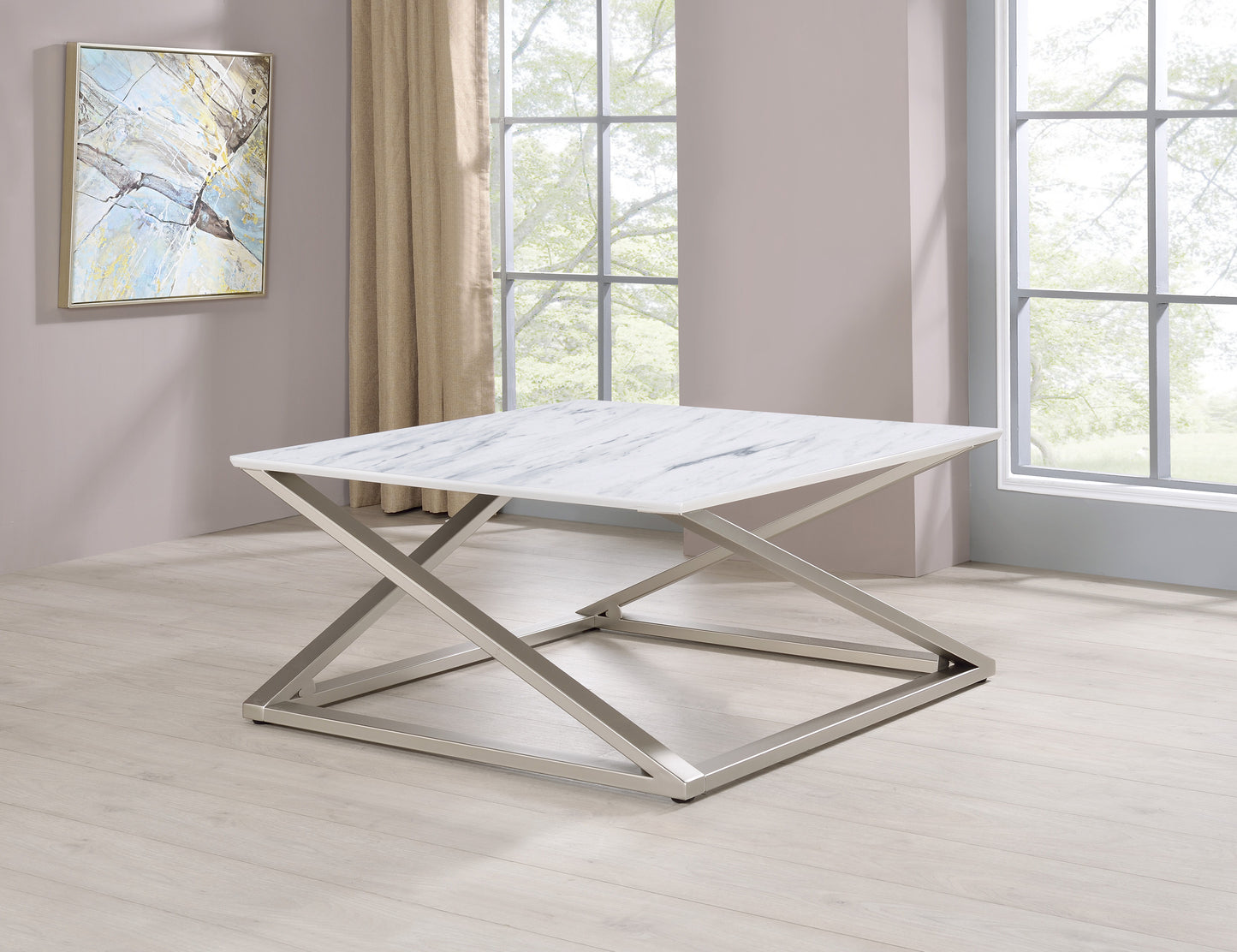 Zurich - 3 Piece Occasional Table Set - White