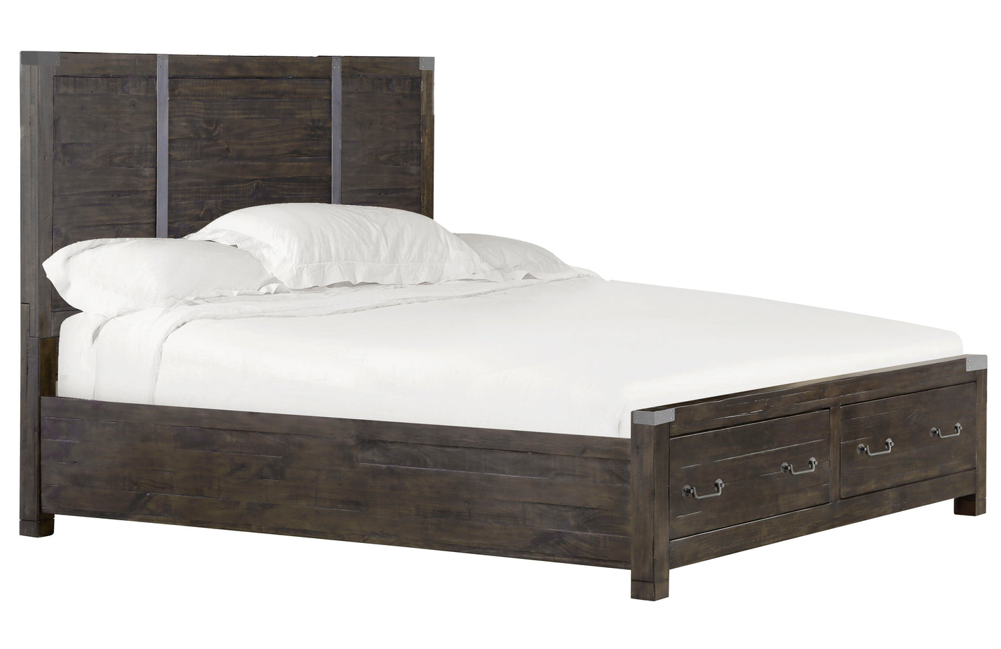 Abington - Panel Bed With Storage