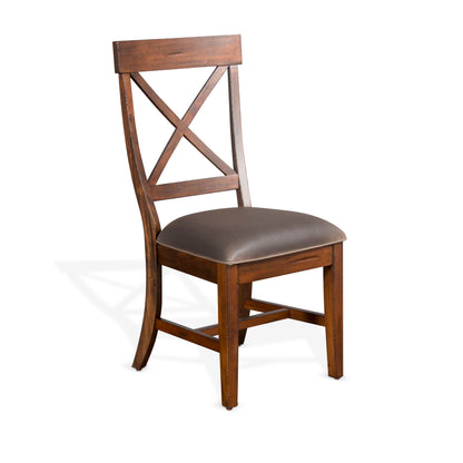 Tuscany - Crossback Chair - Dark Brown