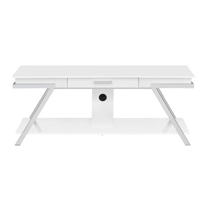 Zena - TV Stand With Drawer - White