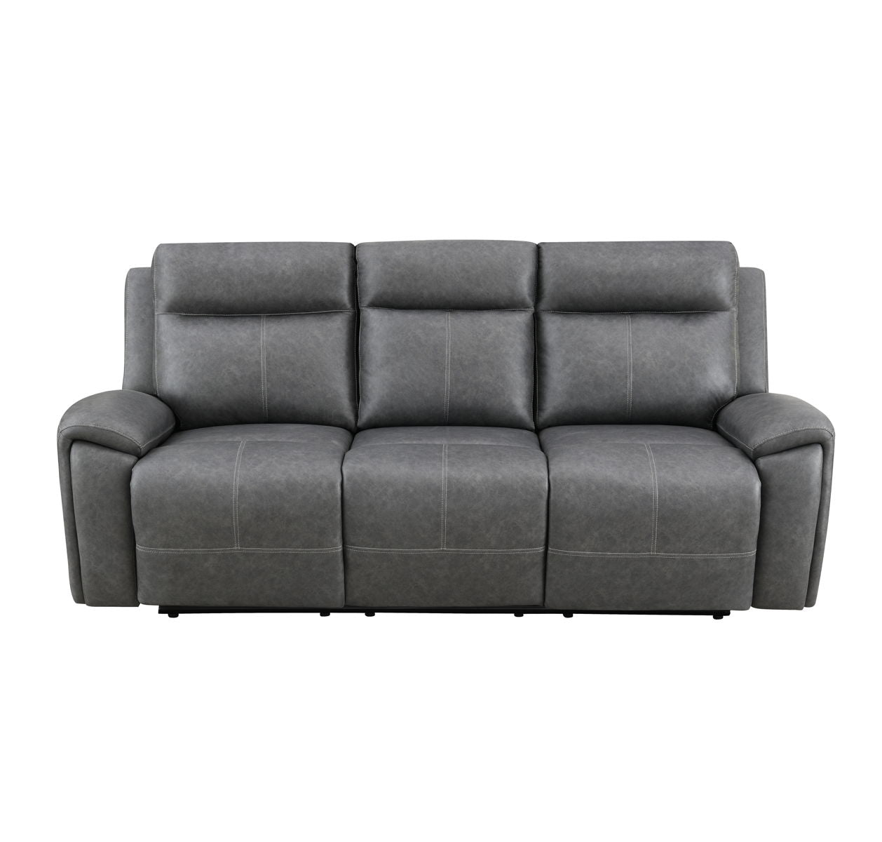 Gaston - Manual Reclining Sofa - Gray