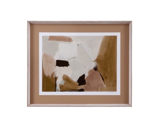 Almondine I - Framed Art - Dark Brown