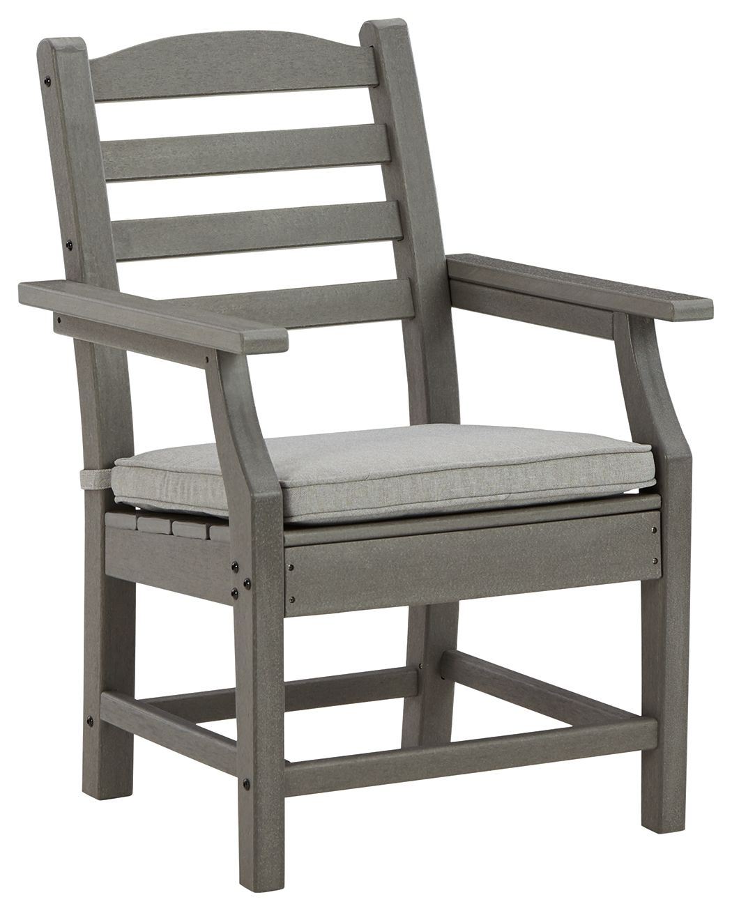 Visola - Gray - Arm Chair With Cushion (Set of 2)