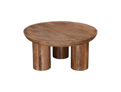 Blair - Round Cocktail Table - Dark Brown