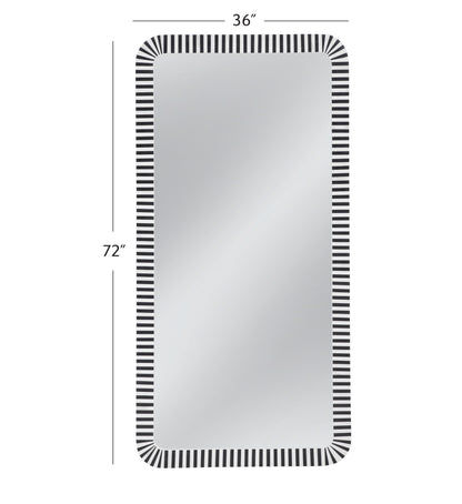 MacAlister - Floor Mirror - Black