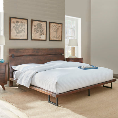 Pasco - King Bed - Dark Brown