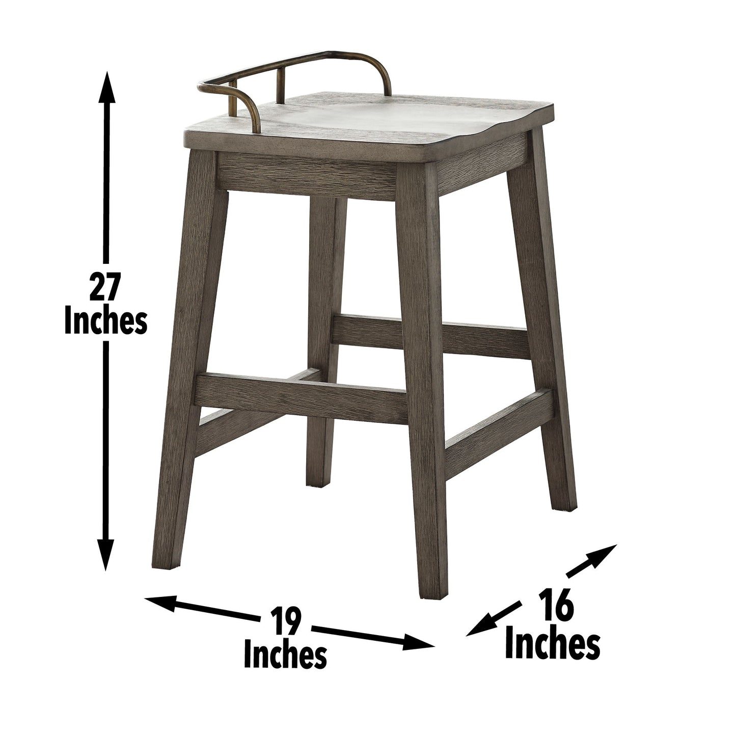 Ryan - Counter Stool - Light Brown