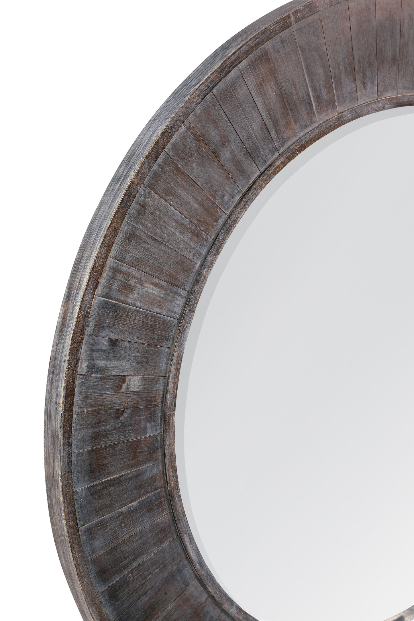 Hunter - Round Mirror - Brown