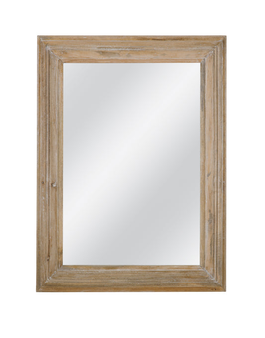 Rustic Wall Mirror - Light Brown