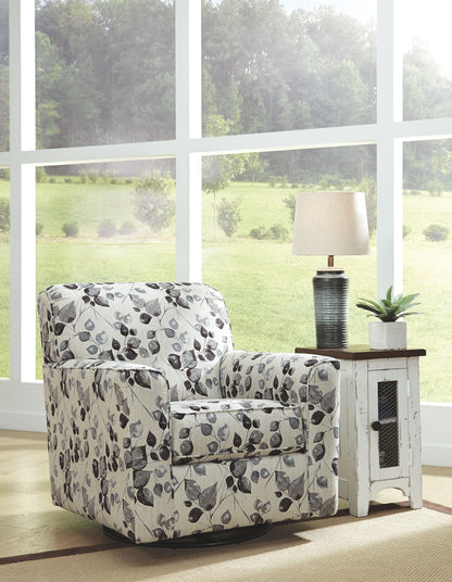 Abney - Driftwood - 4 Pc. - Sofa Chaise, Chair, Ottoman, Accent Chair