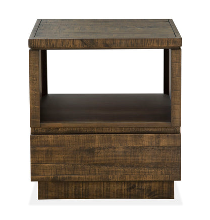 Baisden - Rectangular End Table - Tobacco